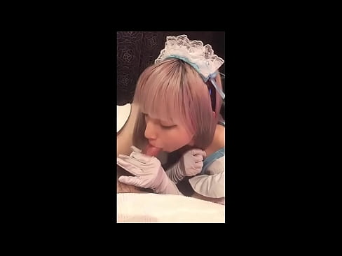 ❤️ جاپاني بت [ميوڪا]، فرينچ نوڪر جو لباس، حصو 1، بلو جاب ۽ لوشن سان جرڪ آف ❤️  ﹏